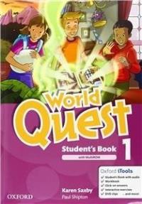 World Quest 1 SB. Autor: Saxby Karen, Shipton Paul. Dobreksiazki.pl Okładka książki World Quest 1 SB