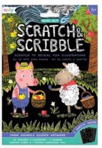 Zdrapywanki MiniScratch & Scribble Zwierzęta. Wydawca: Kolorowe Baloniki. Dobreksiazki.pl Opakowanie Zdrapywanki MiniScratch & Scribble Zwierzęta