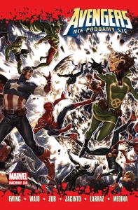 Avengers Nie poddamy się. Autor: Al Ewing, Waid Mark, Jim Zub. Dobreksiazki.pl Okładka książki Avengers Nie poddamy się