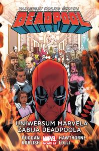 Deadpool T.13 Uniwersum Marvela zabija Deadpoola. Autor: Gerry Duggan. Dobreksiazki.pl Okładka książki Deadpool T.13 Uniwersum Marvela zabija Deadpoola