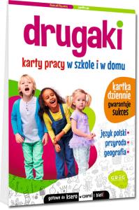Drugaki. Karty pracy w szkole i w domu. Autor: Marta Kurdziel. Dobreksiazki.pl Okładka książki Drugaki. Karty pracy w szkole i w domu