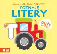 Nauka z grubym obrysem. Poznaję litery. Autor: Opracowanie zbiorowe. Dobreksiazki.pl Okładka książki Nauka z grubym obrysem. Poznaję litery