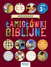 Nieziemskie łamigłówki biblijne 3+. Autor: Newton Andrew (tekst); L’Amour Sandrine (ilustracje). Dobreksiazki.pl Okładka książki Nieziemskie łamigłówki biblijne 3+