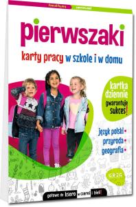 Pierwszaki. Karty pracy w szkole i w domu. Autor: Marta Kurdziel. Dobreksiazki.pl Okładka książki Pierwszaki. Karty pracy w szkole i w domu