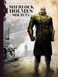 Sherlock Holmes Society T.6 Pole manewru. Autor: Sylvain Corduri. Dobreksiazki.pl Okładka książki Sherlock Holmes Society T.6 Pole manewru