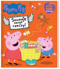 Świnka Peppa. Kocha, lubi, szanuje. Szanuję.... Autor: Opracowanie zbiorowe. Dobreksiazki.pl Okładka książki Świnka Peppa. Kocha, lubi, szanuje. Szanuję...