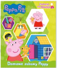 Świnka Peppa. Zadania na medal. Domowe zabawy.... Autor: Opracowanie zbiorowe. Dobreksiazki.pl Okładka książki Świnka Peppa. Zadania na medal. Domowe zabawy...