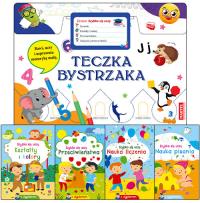 Teczka bystrzaka Zestaw Szybko się uczę. Autor: Praca zbiorowa. Dobreksiazki.pl Okładka książki Teczka bystrzaka Zestaw Szybko się uczę