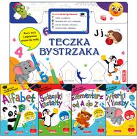 Teczka bystrzaka Zestaw Zostań geniuszem. Autor: Opracowanie zbiorowe. Dobreksiazki.pl Okładka książki Teczka bystrzaka Zestaw Zostań geniuszem