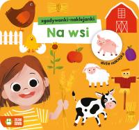 Zgadywanki-naklejanki. Na wsi. Autor: Opracowanie zbiorowe. Dobreksiazki.pl Okładka książki Zgadywanki-naklejanki. Na wsi
