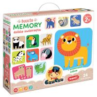 CzuCzu Duuuże memory Dzikie zwierzęta 2+. Wydawca: Bright Junior Media. Dobreksiazki.pl Opakowanie CzuCzu Duuuże memory Dzikie zwierzęta 2+