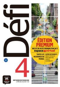 Defi 4 Podręcznik Premium LEKTORKLETT. Autor: praca zbiorwa. Dobreksiazki.pl Okładka książki Defi 4 Podręcznik Premium LEKTORKLETT