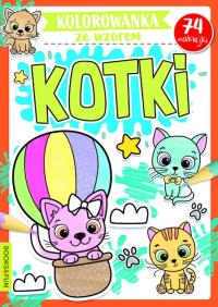 Kotki (ze wzorem). Autor: Opracowanie zbiorowe. Dobreksiazki.pl Okładka książki Kotki (ze wzorem)