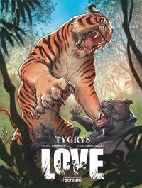 Love. Tygrys. Autor: Frederic Brremaud. Dobreksiazki.pl Okładka książki Love. Tygrys