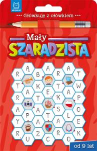 Mały szaradzista. Książeczka czerwona. Autor: Opracowanie zbiorowe. Dobreksiazki.pl Okładka książki Mały szaradzista. Książeczka czerwona