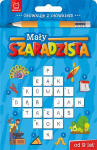 Mały szaradzista. Książeczka niebieska. Autor: Opracowanie zbiorowe. Dobreksiazki.pl Okładka książki Mały szaradzista. Książeczka niebieska