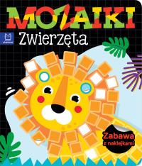 Mozaiki. Zwierzęta. Zabawa z naklejkami. Autor: Opracowanie zbiorowe. Dobreksiazki.pl Okładka książki Mozaiki. Zwierzęta. Zabawa z naklejkami