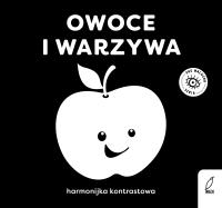 Oko malucha. Harmonijki kontrastowe. Owoce i warzywa. Autor: Opracowanie zbiorowe. Dobreksiazki.pl Okładka książki Oko malucha. Harmonijki kontrastowe. Owoce i warzywa