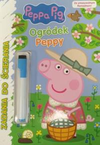 Peppa Pig Ogródek Peppy Zadania do ścierania (ze zmywalnym flamastrem). Autor: Opracowanie zbiorowe. Dobreksiazki.pl Okładka książki Peppa Pig Ogródek Peppy Zadania do ścierania (ze zmywalnym flamastrem)