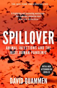 Spillover. Autor: Quammen David. Dobreksiazki.pl Okładka książki Spillover