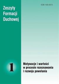 Zeszyty Formacji Duchowej nr 1 Motywacje.... Autor: praca zbiorowa. Dobreksiazki.pl Okładka książki Zeszyty Formacji Duchowej nr 1 Motywacje...