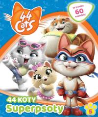 44 Koty 5 Superpsoty. Autor: Praca zbiorowa. Dobreksiazki.pl Okładka książki 44 Koty 5 Superpsoty