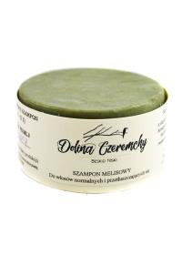 Dolina Czeremchy Szampon w kostce melisowy 70g. Producent: Dolina Czeremchy. Dobreksiazki.pl Zdjęcie produktu Dolina Czeremchy Szampon w kostce melisowy 70g