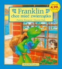 Franklin chce mieć zwierzątko T.1. Autor: Paulette Buorgeois Brenda Clark. Dobreksiazki.pl Okładka książki Franklin chce mieć zwierzątko T.1