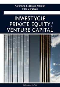 Okładka książki Inwestycje private equity/venture capital