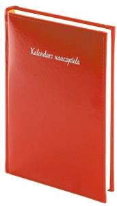 Kalendarz nauczyciela A5 2021/2022 dzienny czerw.. Wydawca: Wokół nas. Dobreksiazki.pl Opakowanie Kalendarz nauczyciela A5 2021/2022 dzienny czerw.