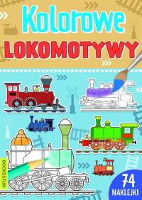 Kolorowe lokomotywy. Autor: Opracowanie zbiorowe. Dobreksiazki.pl Okładka książki Kolorowe lokomotywy