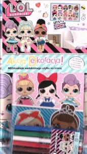 L.O.L. Surprise! Akcja dekoracja. Autor: Opracowanie zbiorowe. Dobreksiazki.pl Okładka książki L.O.L. Surprise! Akcja dekoracja