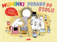 Muminki. Podano do stołu. Podkładki pod talerz. Autor: Marta Stochmiałek, Moomin Characters. Dobreksiazki.pl Okładka książki Muminki. Podano do stołu. Podkładki pod talerz