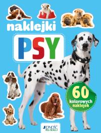 Psy. Naklejki. Autor: Opracowanie zbiorowe. Dobreksiazki.pl Okładka książki Psy. Naklejki