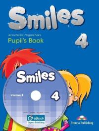 Okładka książki Smiles 4 PB (+ ieBook) EXPRESS PUBLISHING