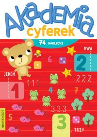 Akademia cyferek. Autor: Opracowanie zbiorowe. Dobreksiazki.pl Okładka książki Akademia cyferek