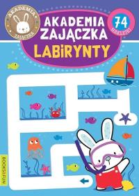 Akademia zajaczka Labirynty. Autor: Opracowanie zbiorowe. Dobreksiazki.pl Okładka książki Akademia zajaczka Labirynty