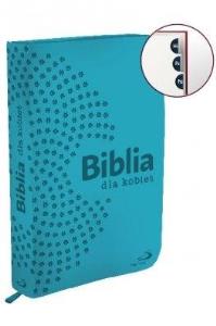 Biblia dla kobiet - turkusowa (na zamek). Autor: Praca zbiorowa. Dobreksiazki.pl Okładka książki Biblia dla kobiet - turkusowa (na zamek)
