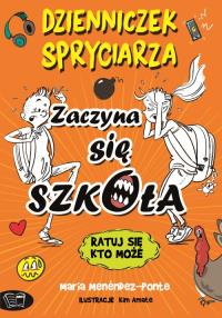 Dzienniczek spryciarza Zaczyna się szkoła. Autor: Opracowanie zbiorowe. Dobreksiazki.pl Okładka książki Dzienniczek spryciarza Zaczyna się szkoła