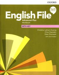 English File Advanced Plus Workbook with key. Autor: Latham-Koenig Christina, Oxenden Clive, Chomacki Kate. Dobreksiazki.pl Okładka książki English File Advanced Plus Workbook with key