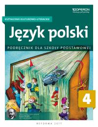 Okładka książki Język polski SP 4 Kształ. kulturowo..Podr. OPERON