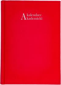 Kalendarz 2021/2022 akademicki A5 tygodniowy VIVELLA czerwony. Autor: praca zbiorowa. Dobreksiazki.pl Okładka książki Kalendarz 2021/2022 akademicki A5 tygodniowy VIVELLA czerwony