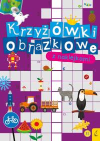 Krzyżówki obrazkowe z naklejkami. Autor: Opracowanie zbiorowe. Dobreksiazki.pl Okładka książki Krzyżówki obrazkowe z naklejkami
