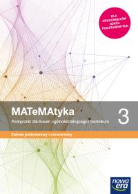 MATeMAtyka LO 3 ZPR Podr. 2021 NE. Autor: Babiański Wojciech, Chańko Lech, Czarnowska Joanna. Dobreksiazki.pl Okładka książki MATeMAtyka LO 3 ZPR Podr. 2021 NE