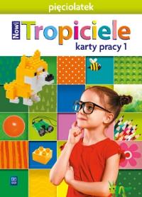 Okładka książki Nowi Tropiciele Pięciolatek. Karty pracy cz.1 WSIP