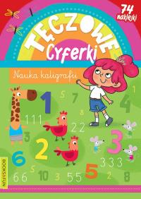 Tęczowe cyferki. Autor: Opracowanie zbiorowe. Dobreksiazki.pl Okładka książki Tęczowe cyferki