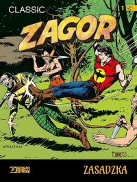 Zagor - 1 - Zasadzka. Autor: NOLITTA GIUDO. Dobreksiazki.pl Okładka książki Zagor - 1 - Zasadzka