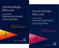 Anestezjologia kliniczna z elementami intensywnej terapii i leczenia bólu Tom 1-2. Wydawca: PZWL. Dobreksiazki.pl Opakowanie Anestezjologia kliniczna z elementami intensywnej terapii i leczenia bólu Tom 1-2