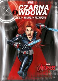 Czytaj, koloruj, rozwiązuj. Czarna Wdowa. Marvel. Autor: Praca zbiorowa. Dobreksiazki.pl Okładka książki Czytaj, koloruj, rozwiązuj. Czarna Wdowa. Marvel