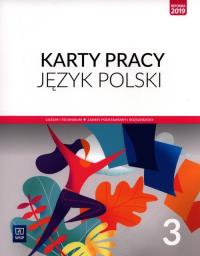 J.polski LO 3 Karty Pracy ZPiR 2021 WSiP. Autor: Nowak Ewa. Dobreksiazki.pl Okładka książki J.polski LO 3 Karty Pracy ZPiR 2021 WSiP